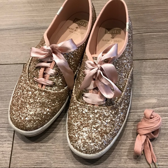 gold sequin keds
